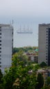 Sail parade, regatta Tall ship, Varna, Bulgaria