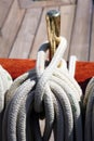 Tall ship rigging Royalty Free Stock Photo