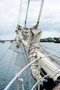 Tall ship rigging Royalty Free Stock Photo