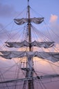 Tall ship sails Royalty Free Stock Photo