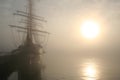 Tall Ship at Sunrise Royalty Free Stock Photo