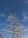 Tall ship Tenacious moored at Blyth, Northumberland, UK