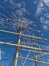 Tall ship Tenacious moored at Blyth, Northumberland, UK