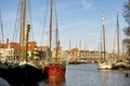 Tall Ships In Alkmaar Harbour