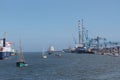 Tall Ships at Dublin Port, Ireland.