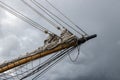 Bowsprit And Rigging On A Tall Ship