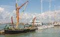 Tall ships at Portsmouth, Hampshire, England