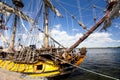 THE TALL SHIPS RACES KOTKA 2017. Kotka, Finland 16.07.2017. Ship Shtandart in the port of Kotka, Finland.