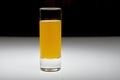 Tall Shot Glass with Tang Shot Alcoholic drink Royalty Free Stock Photo