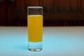 Tall Shot Glass with Tang Shot Alcoholic shot Royalty Free Stock Photo