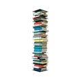A tall stack of colorful books on transparent background Royalty Free Stock Photo