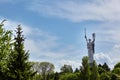 A tall statue in Kiev, Ukraine