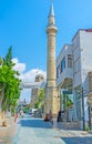 The tall stone minaret Royalty Free Stock Photo