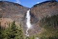 The tall Takakkaw Falls in Yoho National Park