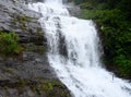 Tall Tiered Waterfall - Cheeyappara Waterfalls, Idukki, Kerala, India Royalty Free Stock Photo