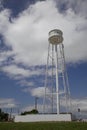 Tall water tower in Shamrock, Texas