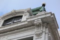 Tall historic building in downtown Chicago Royalty Free Stock Photo