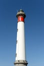 Tall white lighthouse