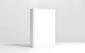 A tall white rectangular box isolated on white background Royalty Free Stock Photo