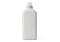 A tall white rectangular plastic spray bottle with a clear cap isolated on white background Royalty Free Stock Photo