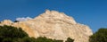 Tall white rocks at Garden of the gods state park in Colorado Royalty Free Stock Photo