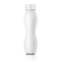 Tall white yougurt bottle template Royalty Free Stock Photo