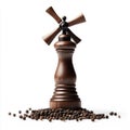 Tall Windmill Pepper Grinder Royalty Free Stock Photo