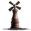 Tall Windmill Pepper Grinder Royalty Free Stock Photo