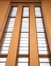 Tate Modern Art Gallery windows Royalty Free Stock Photo