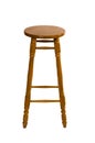 Tall wooden chair Royalty Free Stock Photo