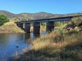 Tallangatta rail trail bridge Royalty Free Stock Photo