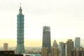 The tallest building the world Taipei 101 view of elephant mo