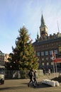 TALLEST CHRISTMAS TREE AT COPENHAGEN TOWN HALL