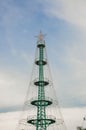 The Tallest Christmas Tree in Southeast Asia located in Pematangsiantar, North Sumatera, Indonesia