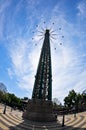 Tallest and largest flying swing carousel in the world at Prater, Vienna Royalty Free Stock Photo