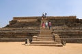 Mahanavami Dibba at the Royal Enclosure, Hampi, near Hospete, Karnataka, India Royalty Free Stock Photo