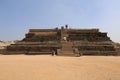 Mahanavami Dibba at the Royal Enclosure, Hampi, near Hospete, Karnataka, India Royalty Free Stock Photo