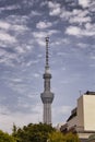 Tallest tower in Tokyo Royalty Free Stock Photo