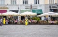 Tallin,august 23 2014-Downtown terrace from Tallin in Estonia