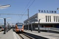 TALLIN, ESTONIA - JULY 12, 2018: Tallinn Balti Jaam railway station