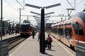 TALLIN, ESTONIA - JULY 12, 2018: Tallinn Balti Jaam railway station