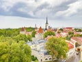 Tallin old town, view from above, capital of Estonia Royalty Free Stock Photo