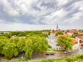 Tallin old town, view from above, capital of Estonia Royalty Free Stock Photo