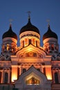 Tallinn. Alexander Nevsky Cathedral Royalty Free Stock Photo