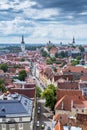 Tallinn capital of Estonia view from above Royalty Free Stock Photo