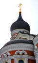 Alexander Nevsky Cathedral is an orthodox cathedral in Tallinn Royalty Free Stock Photo