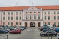 TALLINN, ESTONIA - AUGUST 22, 2016: Lossi plats square and Toompea castle in Tallin