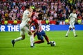 TALLINN, ESTONIA - 15 August, 2018: Thomas Lemar (C) against Gar