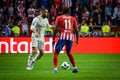 TALLINN, ESTONIA - 15 August, 2018: Thomas Lemar during the final 2018 UEFA Super Cup match between Atletico Madrid vs Real