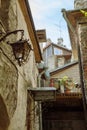 TALLINN, ESTONIA - Courtyard of Dominican Monastery Claustrum, The Old Town of Tallinn Royalty Free Stock Photo